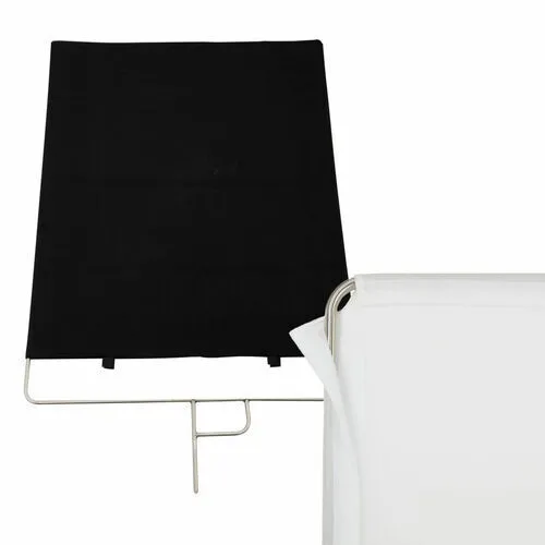 JINBEI Flag keret 75x90 cm + diffúzor + fekete anyag