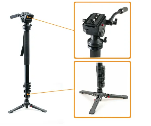 MONOPOD CW-M4 + VIDEÓFEJ