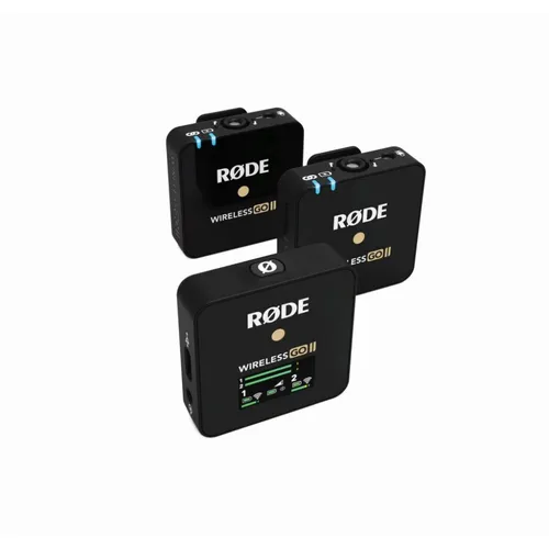 RODE 2-es szett Wireless Go II vezeték nélküli mikrofon rendszer adóba épített mikrofonnal