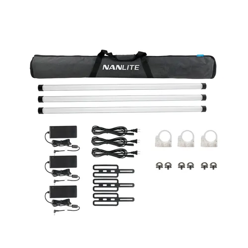 32W PavoTube II 30X 3-as led lámpa szett (beépített akku) NANLITE