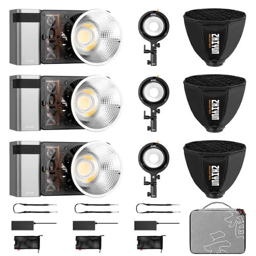 100W Molus X100 3as szett ZHIYUN COB LED Pro