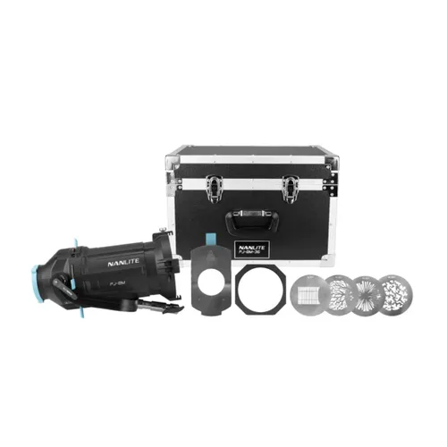 NANLITE Bowens bajonettes Projekciós előtét 36° lencsével + ARRI statív