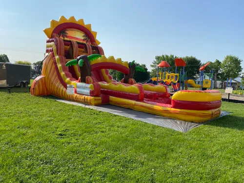 19' High Summer Sizzler Slide - Dual Lane