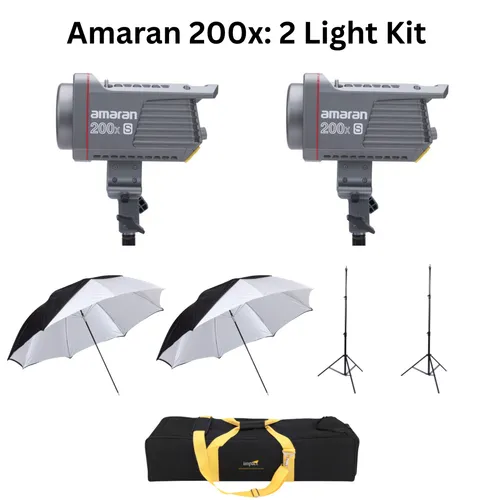 Aputure Amaran 200x: 2 Light Kit 