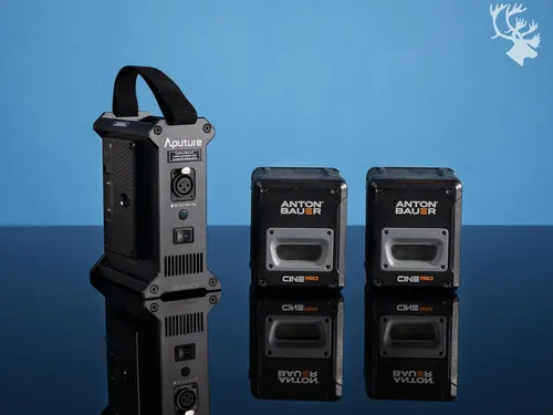 Aputure 2-Bay Battery Power Station (Gold Mount)