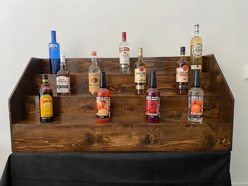 4’ Dark Chestnut Back Bar No1