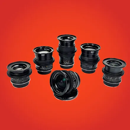 Contax Zeiss Cine Modded lens kit (18,25,35,50,85,100)