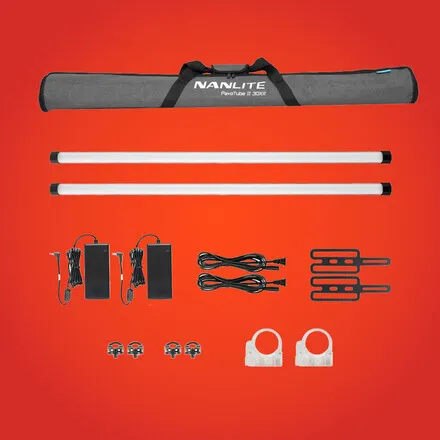Nanlite PavoTube II 30C RGB LED Tube Light (4', 2-Light Kit)