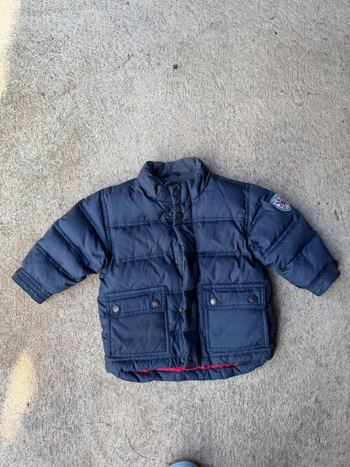 12-18 mo: Gap , Navy blue with grey fleece lining
