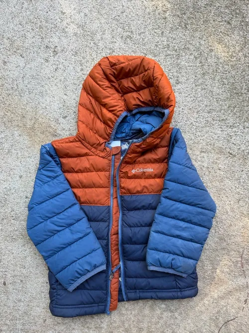 4T: Columbia, Brown and Blue Puffy