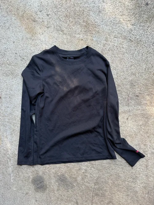 L: Champion, Long underwear shirt - Black