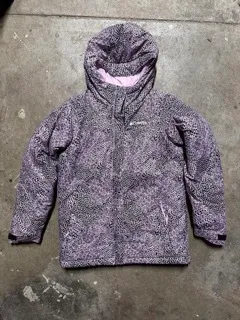 10-12T: Columbia Pink w/Black Design Jacket