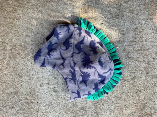 One Size (8T-16): Dinosaur with mohawk