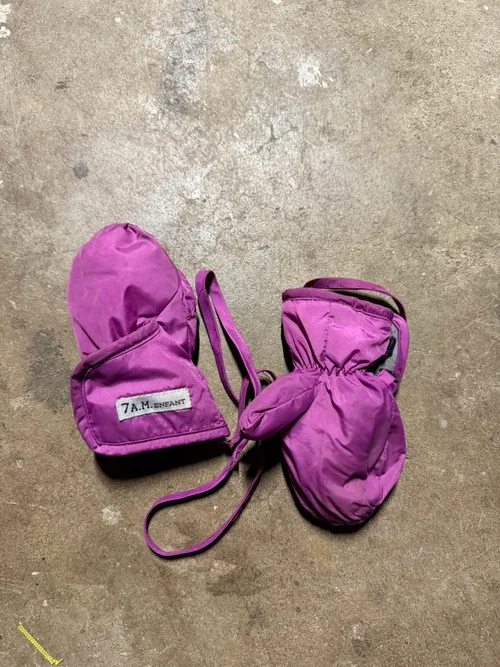 12-24M: 7AM Enfant Mittens (Purple)