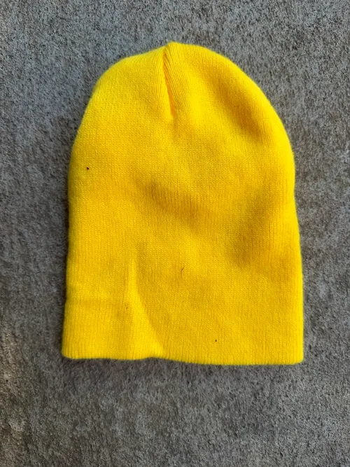 One Size: Yellow Beanie