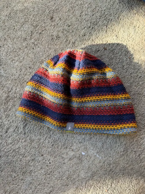 One Size: Smartwool, Blue/gold/red stripped
