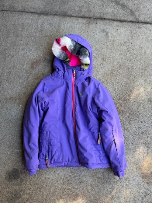 7T: Spyder, Purple with pink liner and fur hood accent