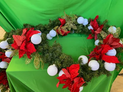 Noleggio Ghirlanda Natalizia luminosa Lungh. 3metri