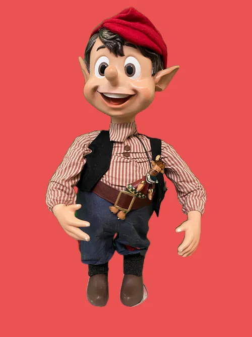 Noleggio Elfo animatronico con pupazzo renna H110