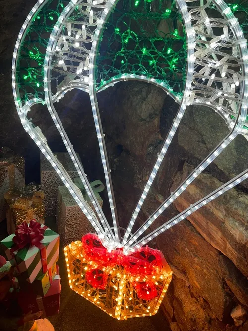 Palloncini in pacco regalo, 80x140 cm decorazione Natale