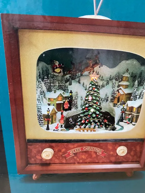 Televisore di Babbo Natale 34cm