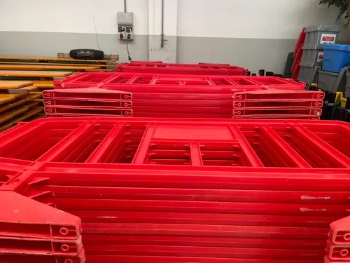 Noleggio Transenne mt. 2,00 rossa - omologata