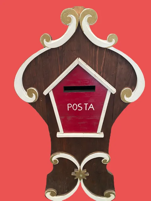 Buca lettere babbo natale h150