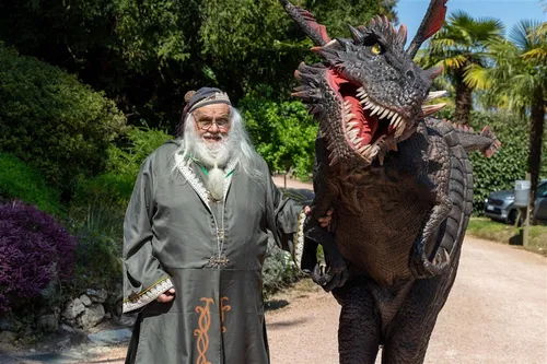Animazione con Drago animatronico itinerante