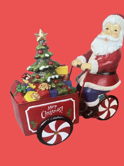 Triciclo Babbo Natale 43 cm