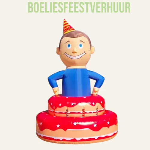 De jongen in de taart