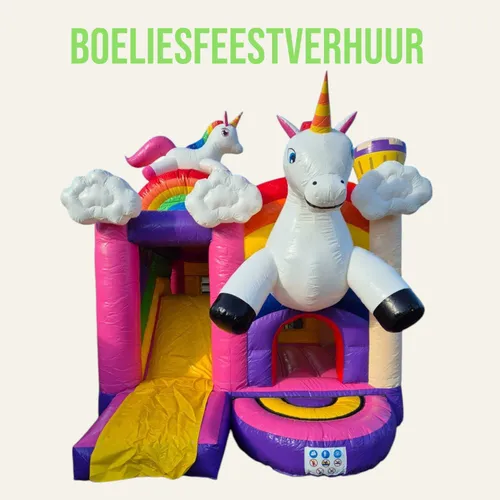 Springkussen multifun Unicorn