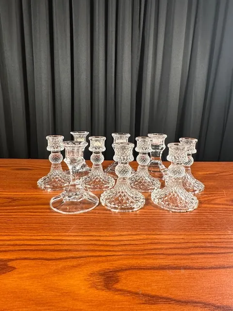 Small Glass Candlestick