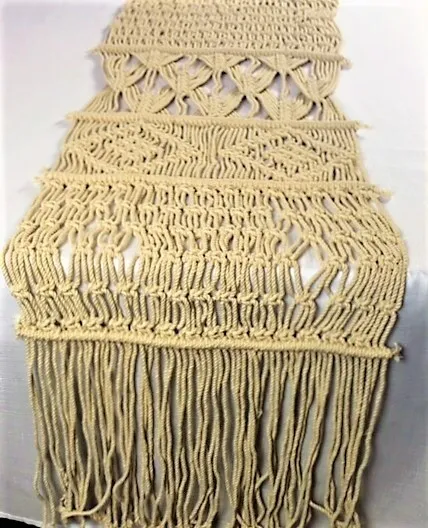 Macramé Table Runner