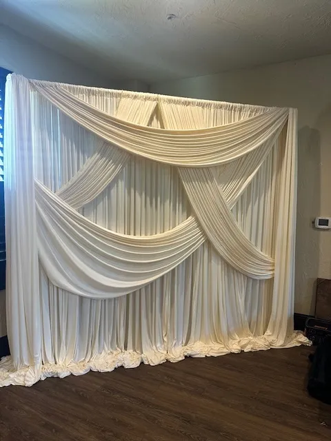 Backdrop Stand with Custom Draping