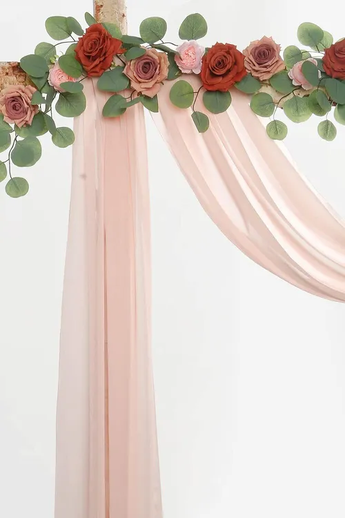 20' Blush Rose Draping