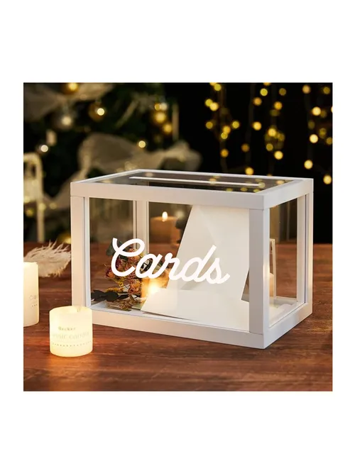 Acrylic & Wood Card Box