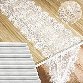 White Lace Table Runner