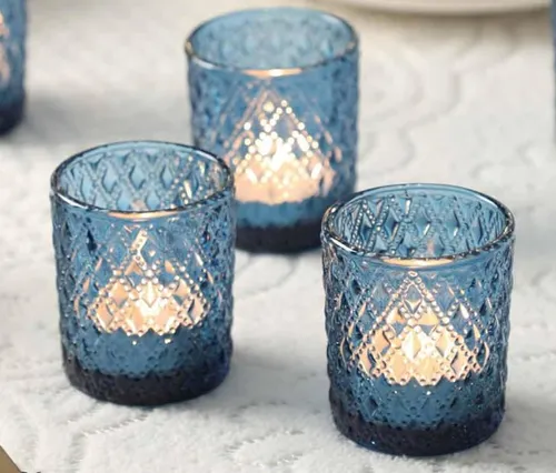 Navy Blue Votive