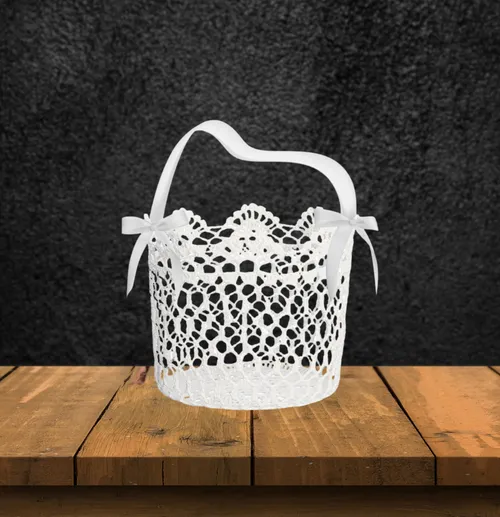 Woven Flower Girl Basket