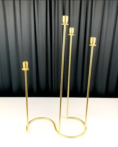 Gold Taper Candle Holder 30