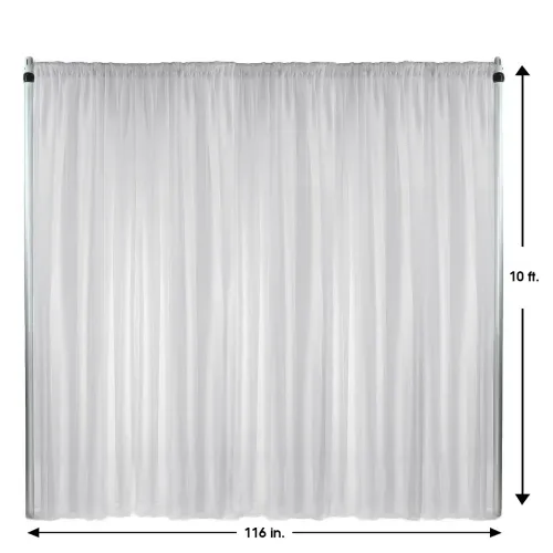 White 10' x 10' Draping Backdrop