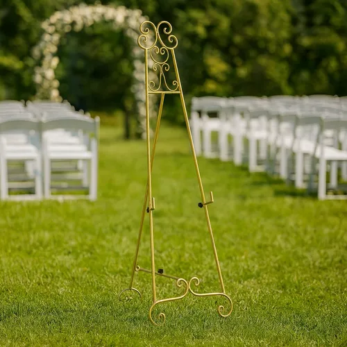 Large Gold Easel
