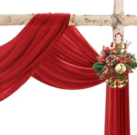 Red Arch Draping 29