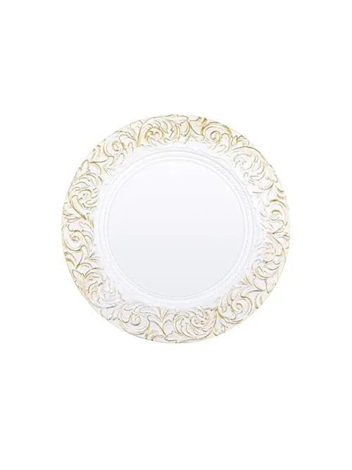 Antique White Charger 13