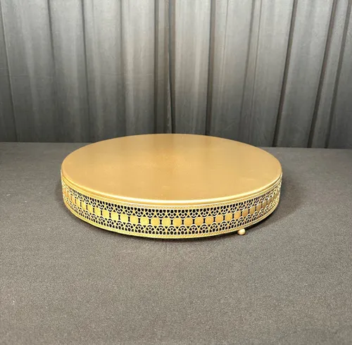 Large Gold Cake Stand