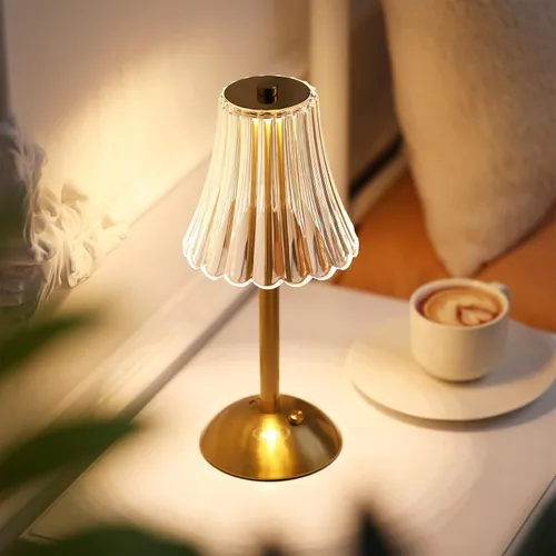 Small Gold LED Lamp