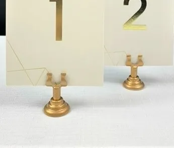 Gold Table Number Holder
