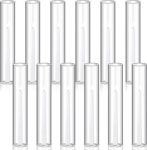 Clear Glass Chimney Cover 14