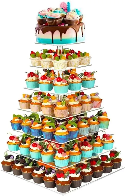 Acrylic 7 Tier Cupcake Stand