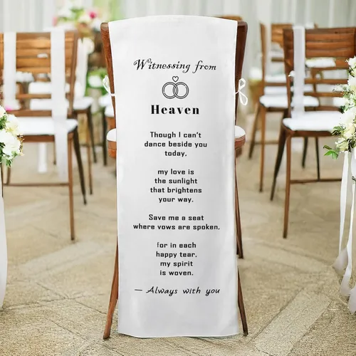 Memorial Chair Sign/Banner